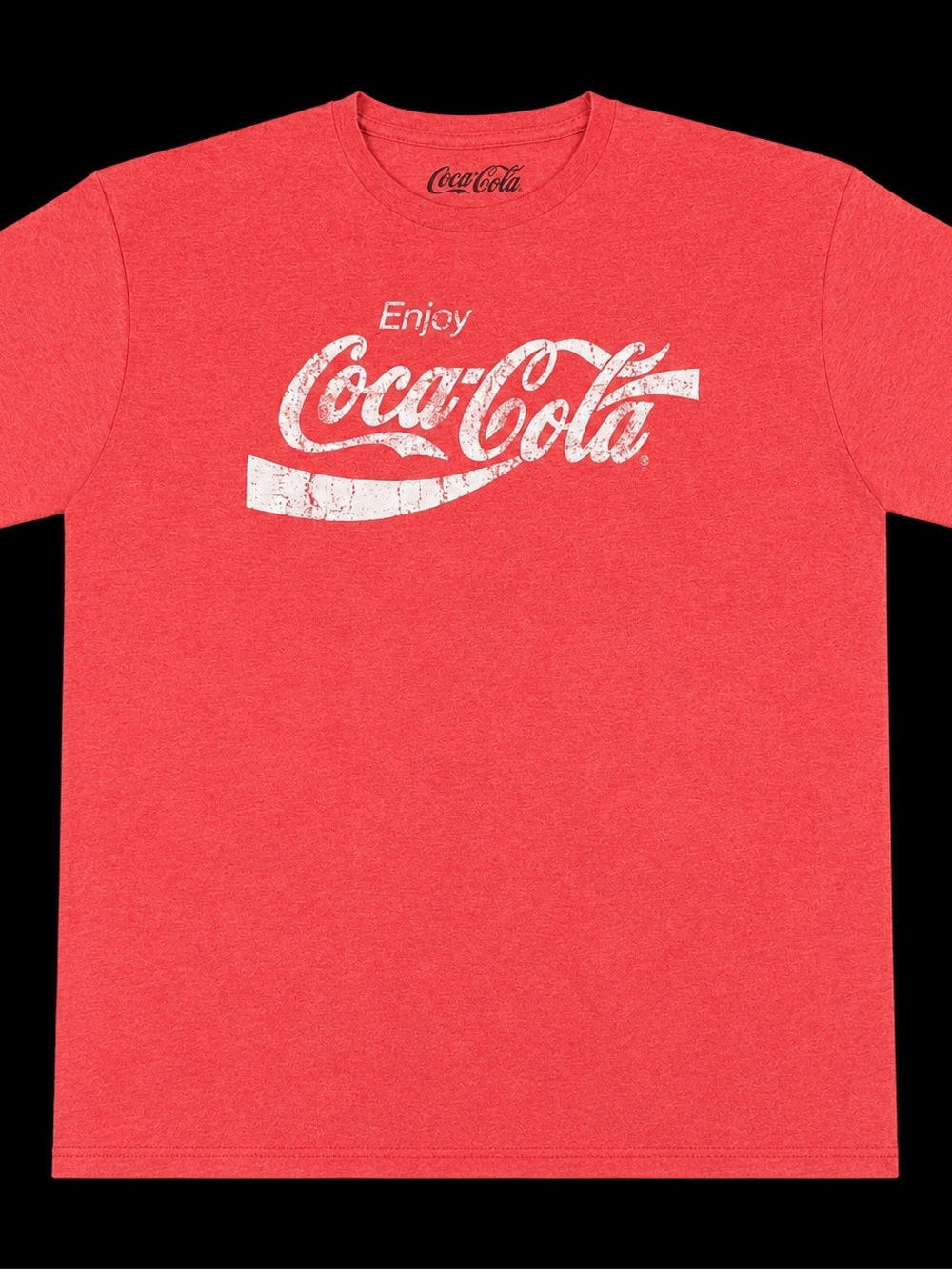 oca-Cola Enjoy Graphic Tee XL | Distressed Logo | Retro Casual